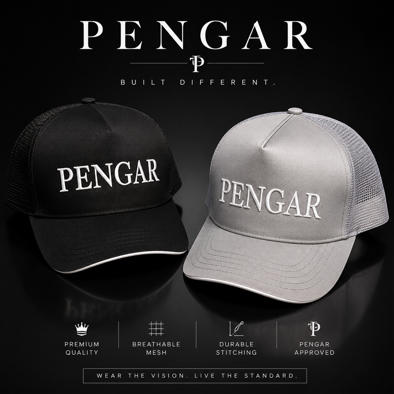 Pengar mesh caps
